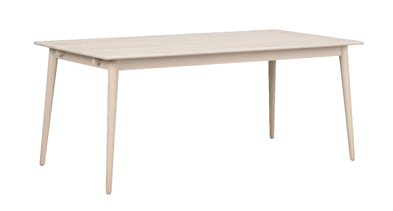 Esstisch Tyler 180x90cm, Eiche Weiß pigmentiert
