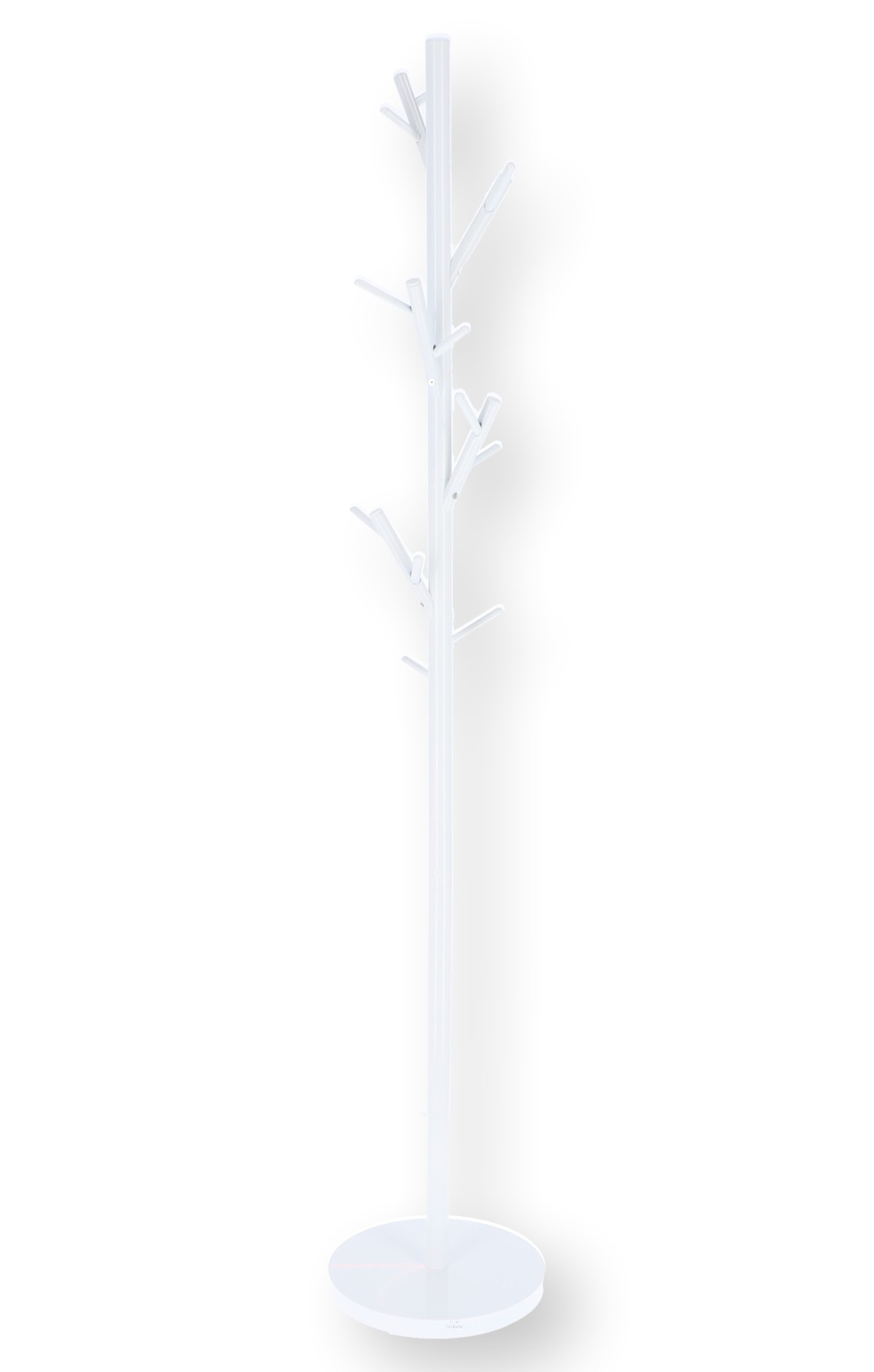 Der durch seine Form auffällige Kleiderständer Tree wurde aus Metall gefertigt, welches eine weiße Farbe hat. Er verfügt über ausreichend Haken und ist ein Produkt der Marke Jan Kurtz.
