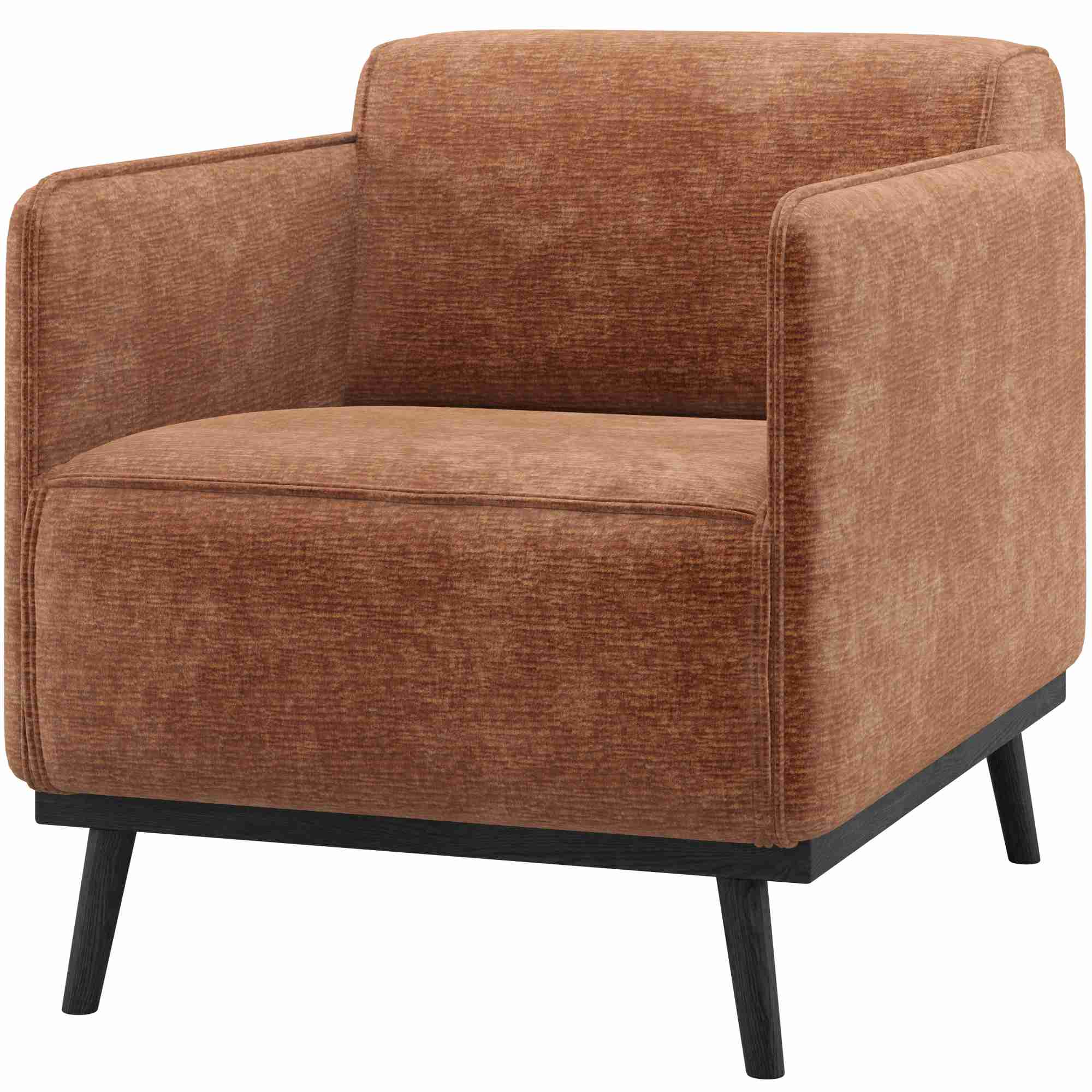 Statement Sessel Terra Chenille-Samt - moderner Loungesessel im eleganten Design
