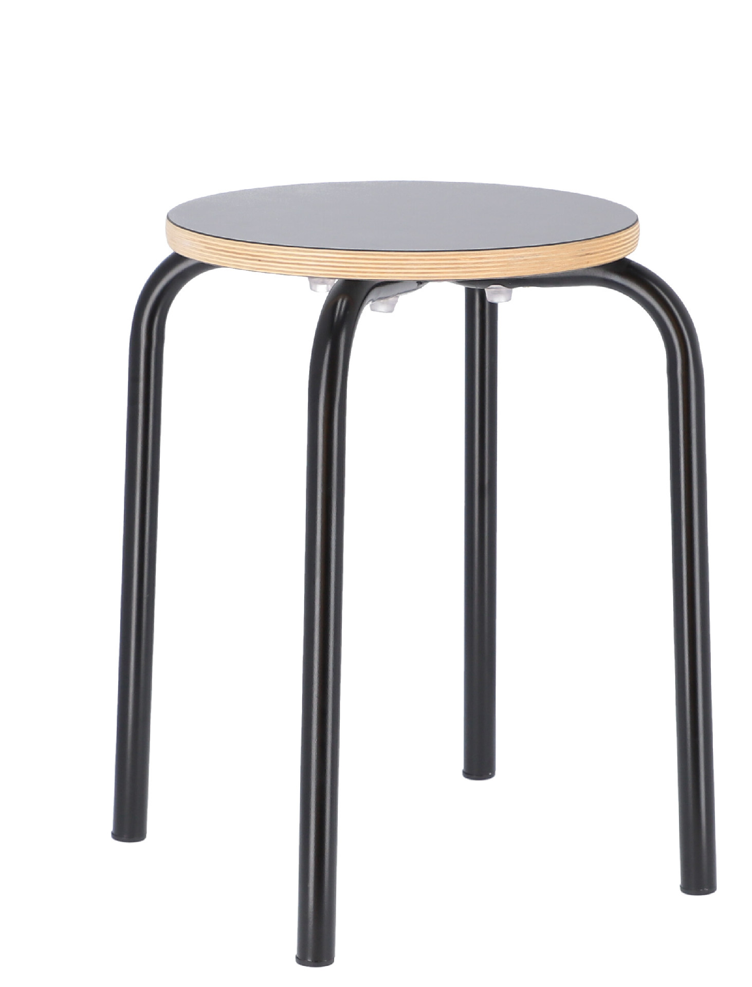 Jan Kurtz Hocker Paris stapelbar Schwarz