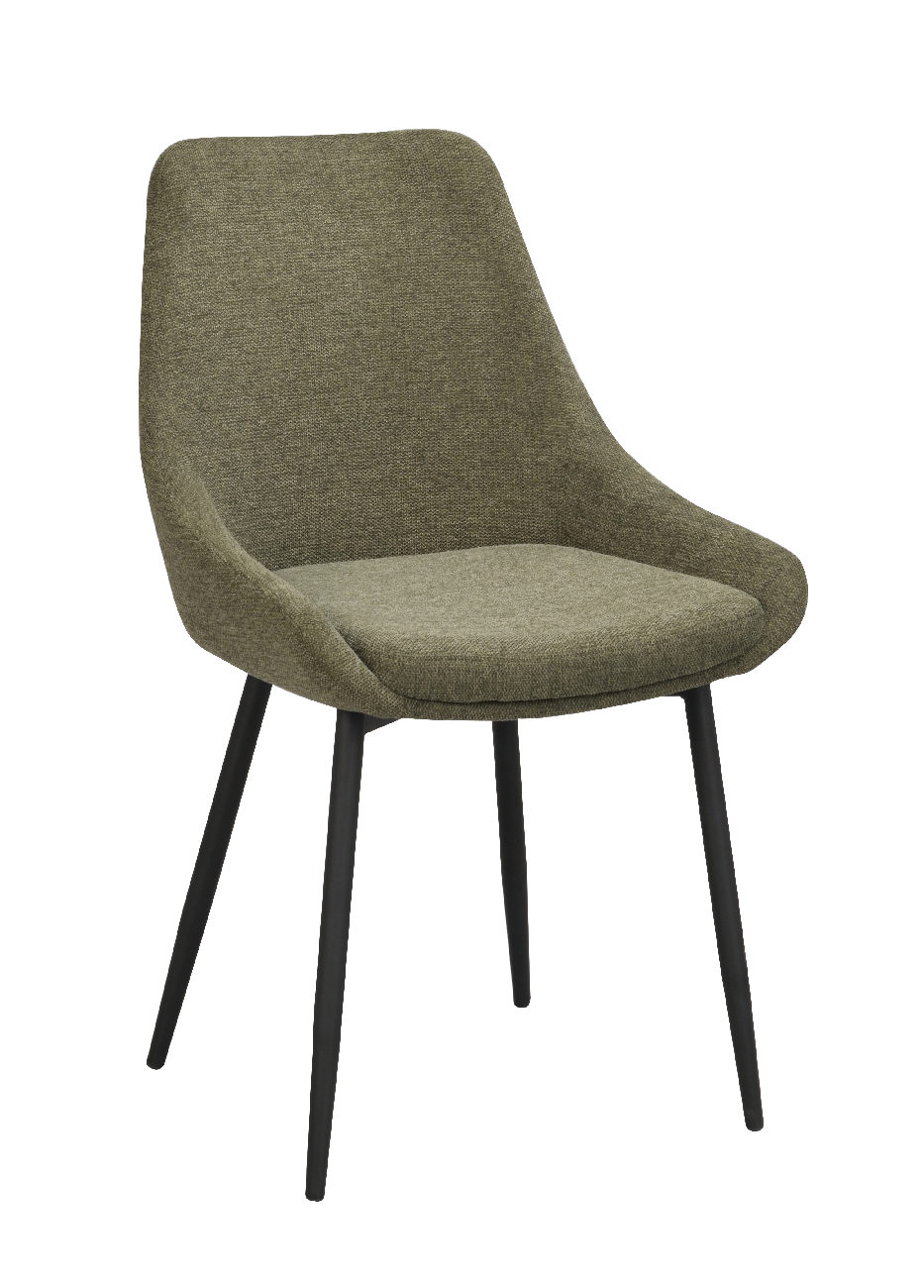 Stuhl Sierra Stoff 2er Set, Grün