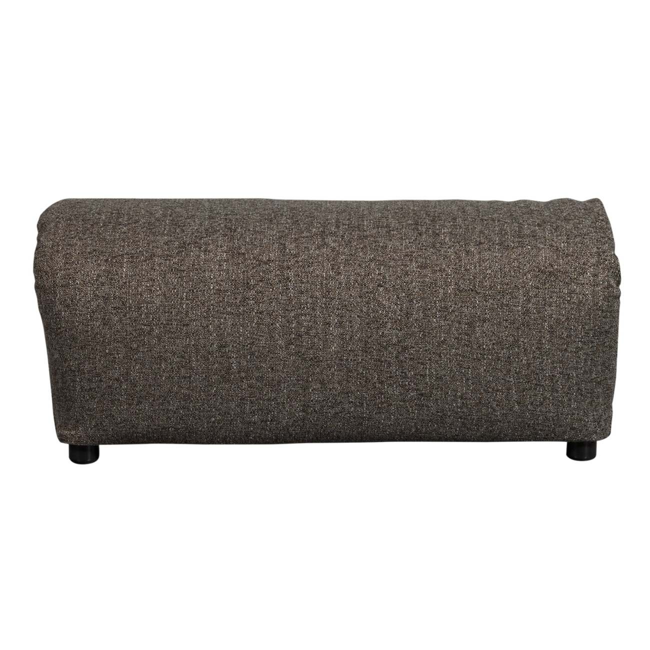 Hocker Baggy aus Melange-Stoff, Grau