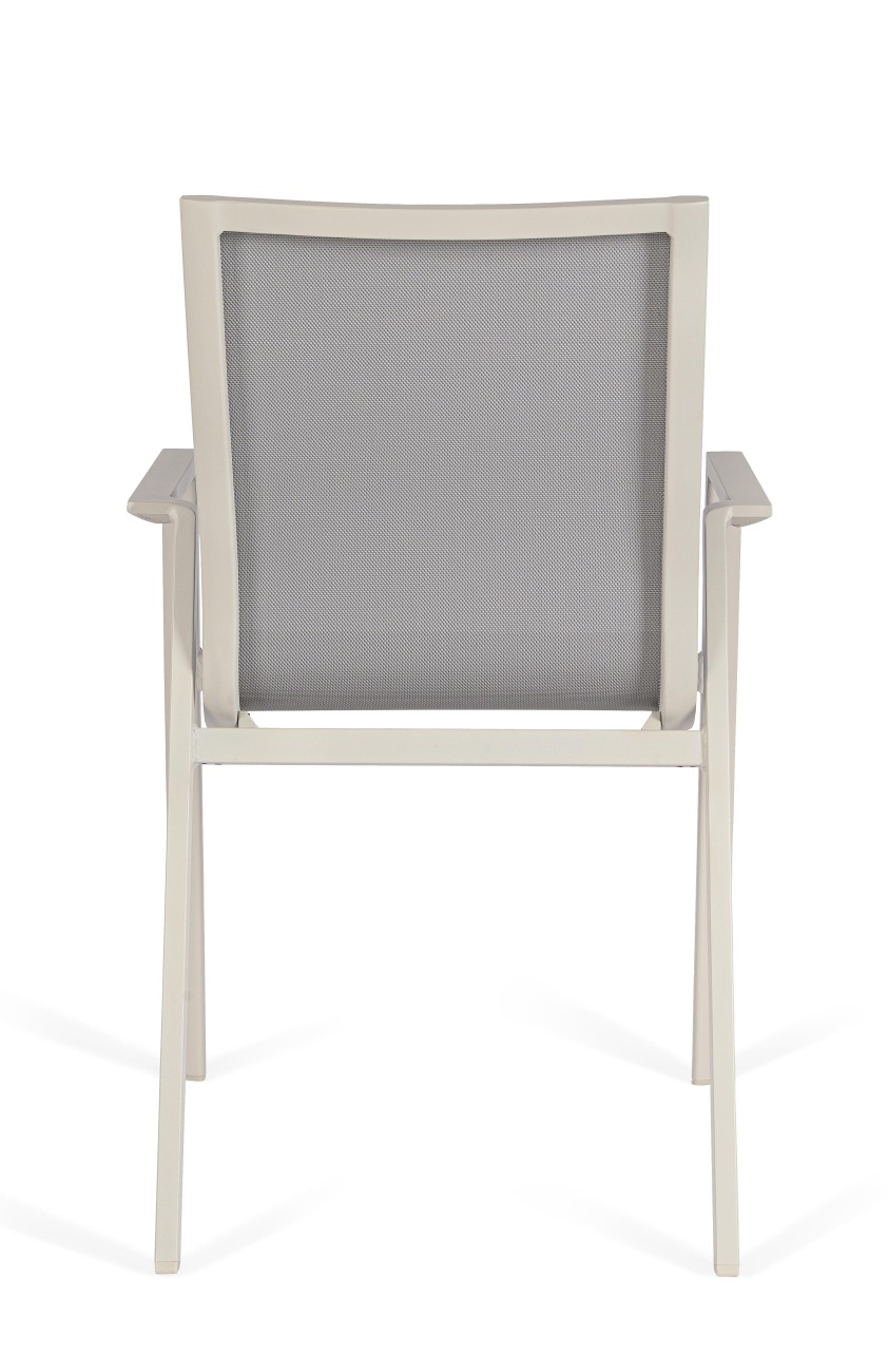 Gartenstuhl Krion stapelbar mit Armlehne, Pelikan