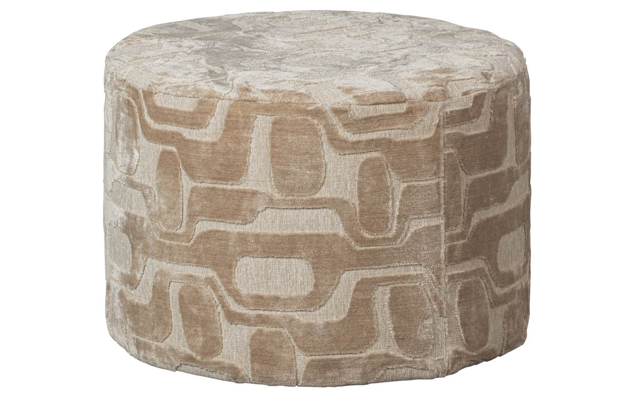 Hocker Yago aus Stoff, Ø 60 cm Hocker Yago aus Stoff, Ø 60 cm