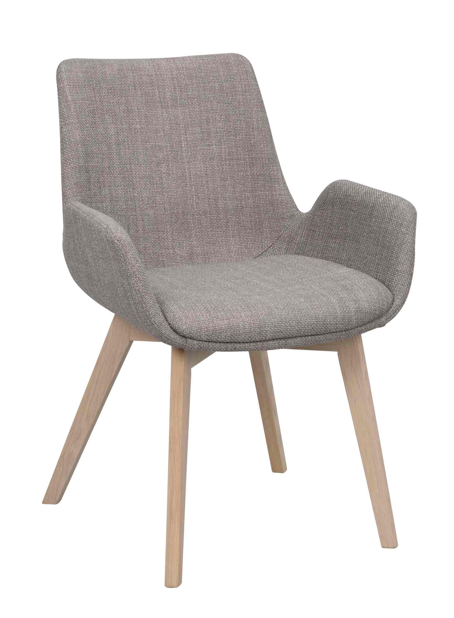 Design trifft Funktion: Stuhl Drimsdale 2er Set mit Armlehne, Grau Whitewash. Stuhl Drimsdale 2er Set mit Armlehne, Grau Whitewash