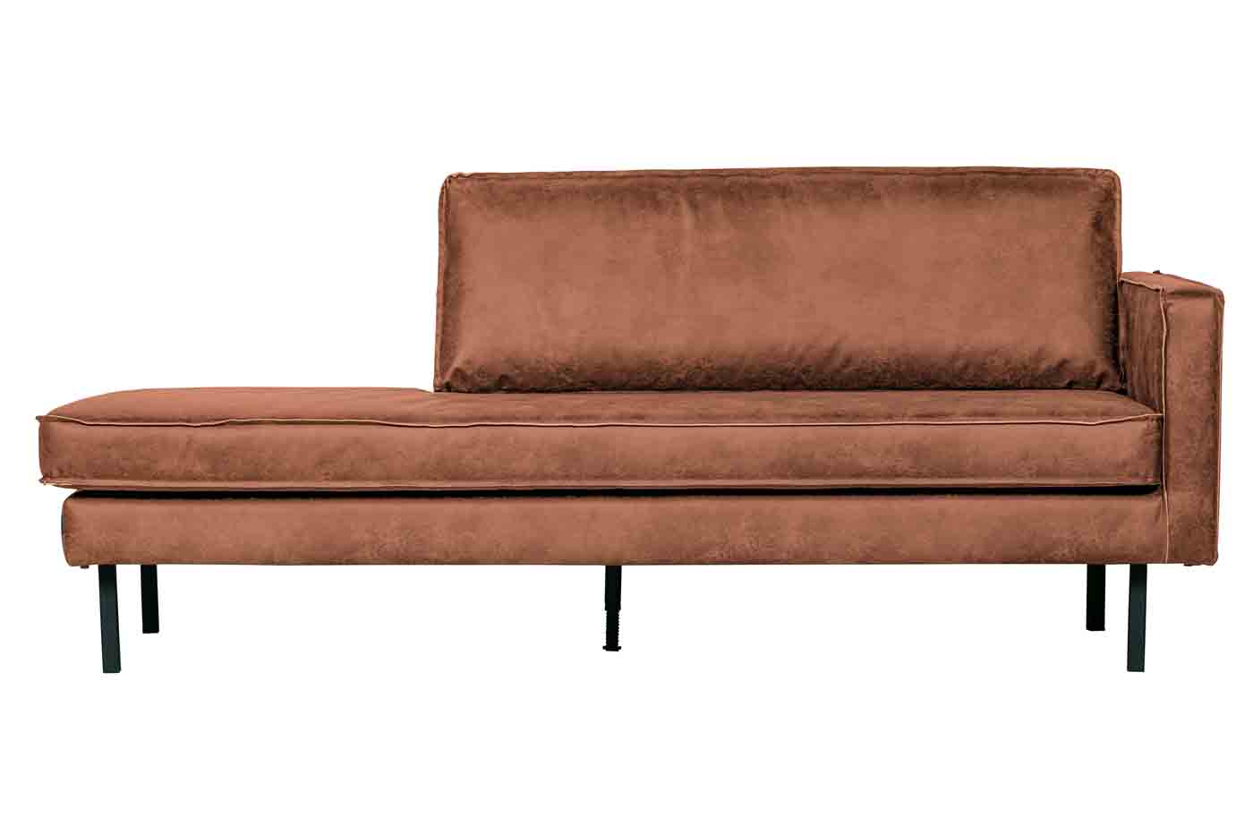 Recamiere Rodeo Daybed Eco-Leder, rechts Cognac Recamiere Rodeo Daybed Lederoptik, rechts Cognac