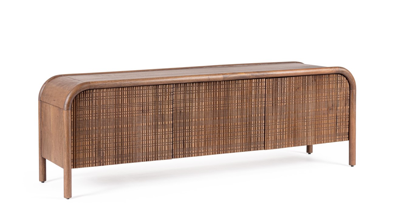 TV Board Sanat aus Mangoholz, 155 cm TV Board Sanat aus Mangoholz, 155 cm