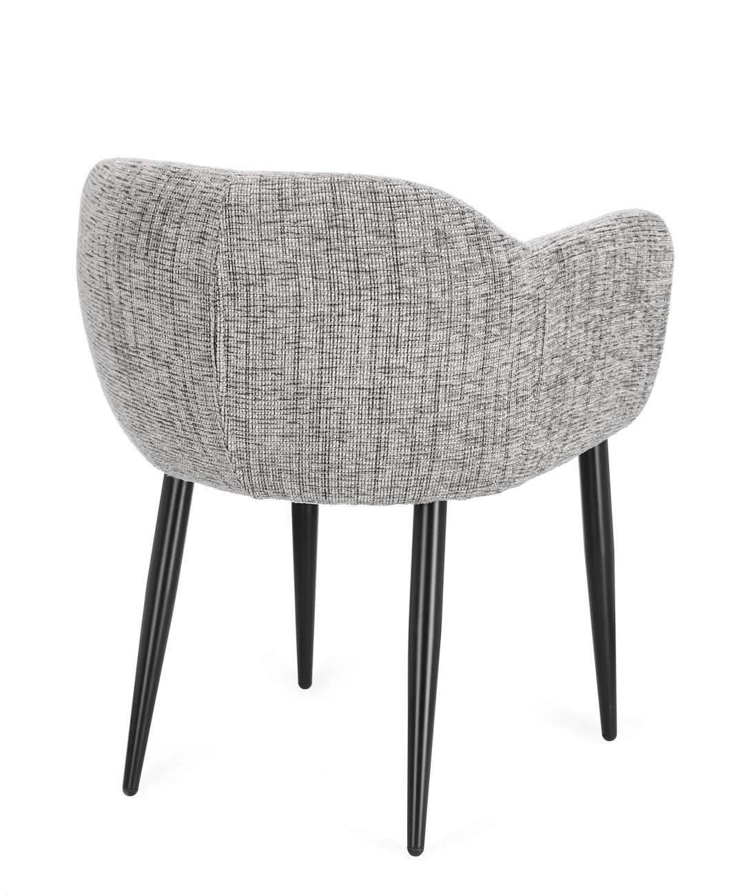 Esszimmerstuhl Kati mit Armlehne, Grau