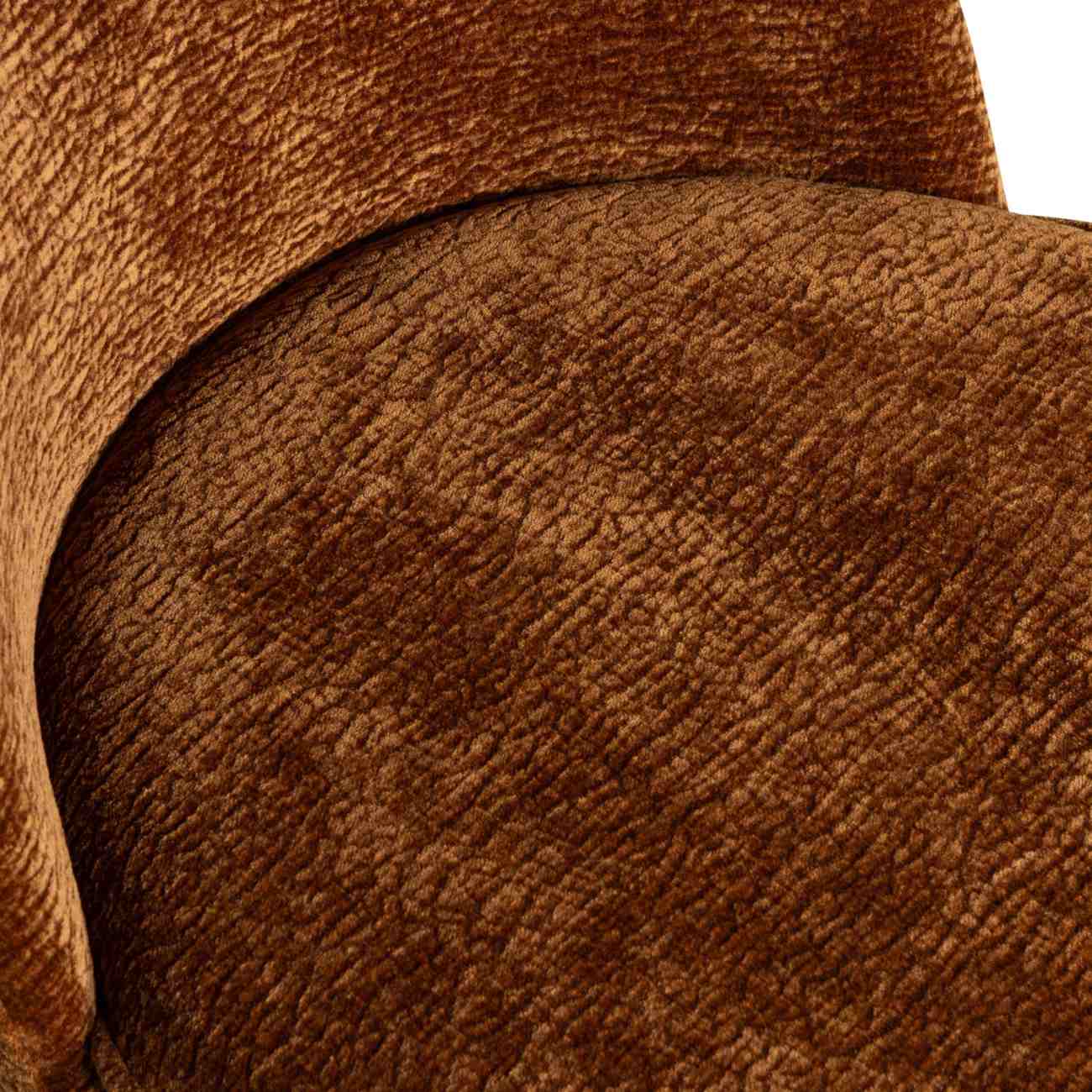 Barhocker Vogue aus Chenille-Stoff 65 cm, Braun