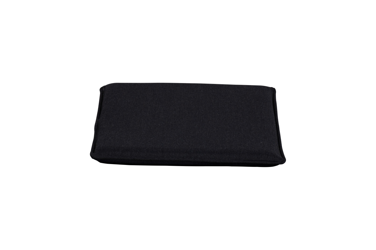 Sitzkissen Frisk für Gartenstühle 37x37 cm, Schwarz