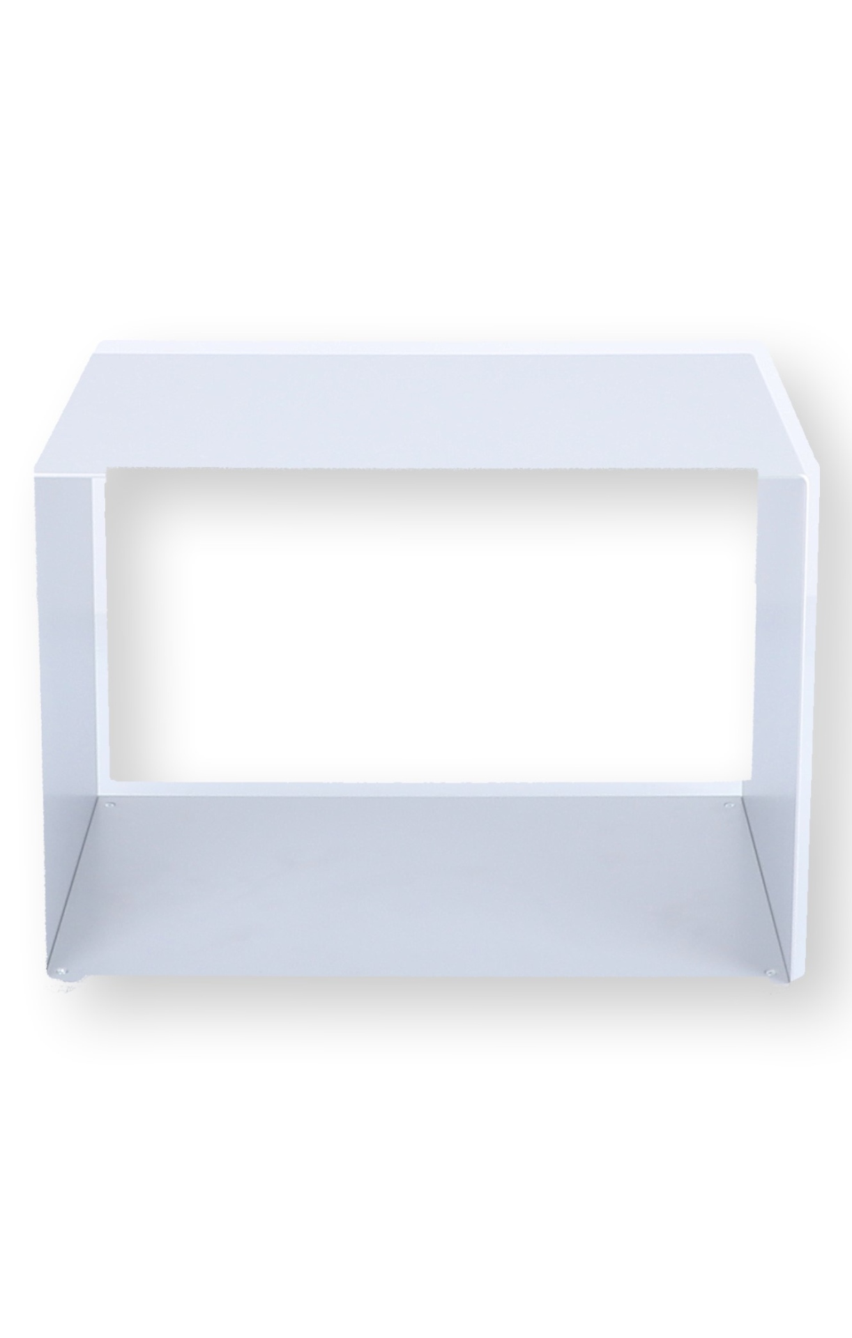 Beistelltisch Cubus Metall 50 cm, Weiß Beistelltisch Cubus Metall 50 cm, Weiß