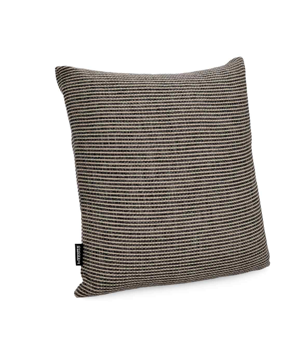 Outdoor Kissen Merve aus Melange-Stoff 45x45 cm, Braun Outdoor Kissen Merve 2er-Set aus Melange-Stoff 45x45 cm, Braun