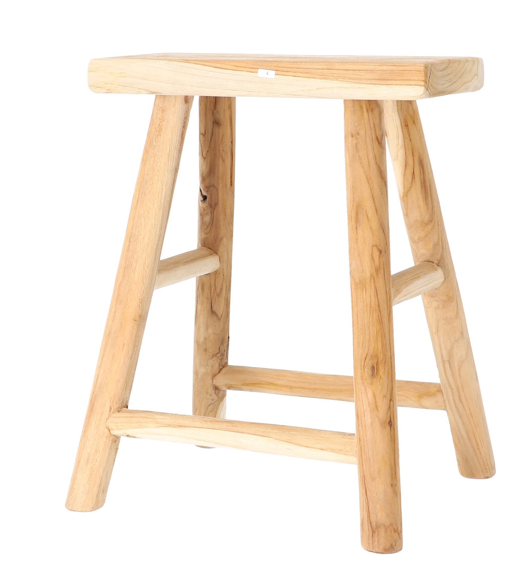 Hocker Dingklik aus Teakholz, 40 cm Hocker Dingklik aus Teakholz, 40 cm