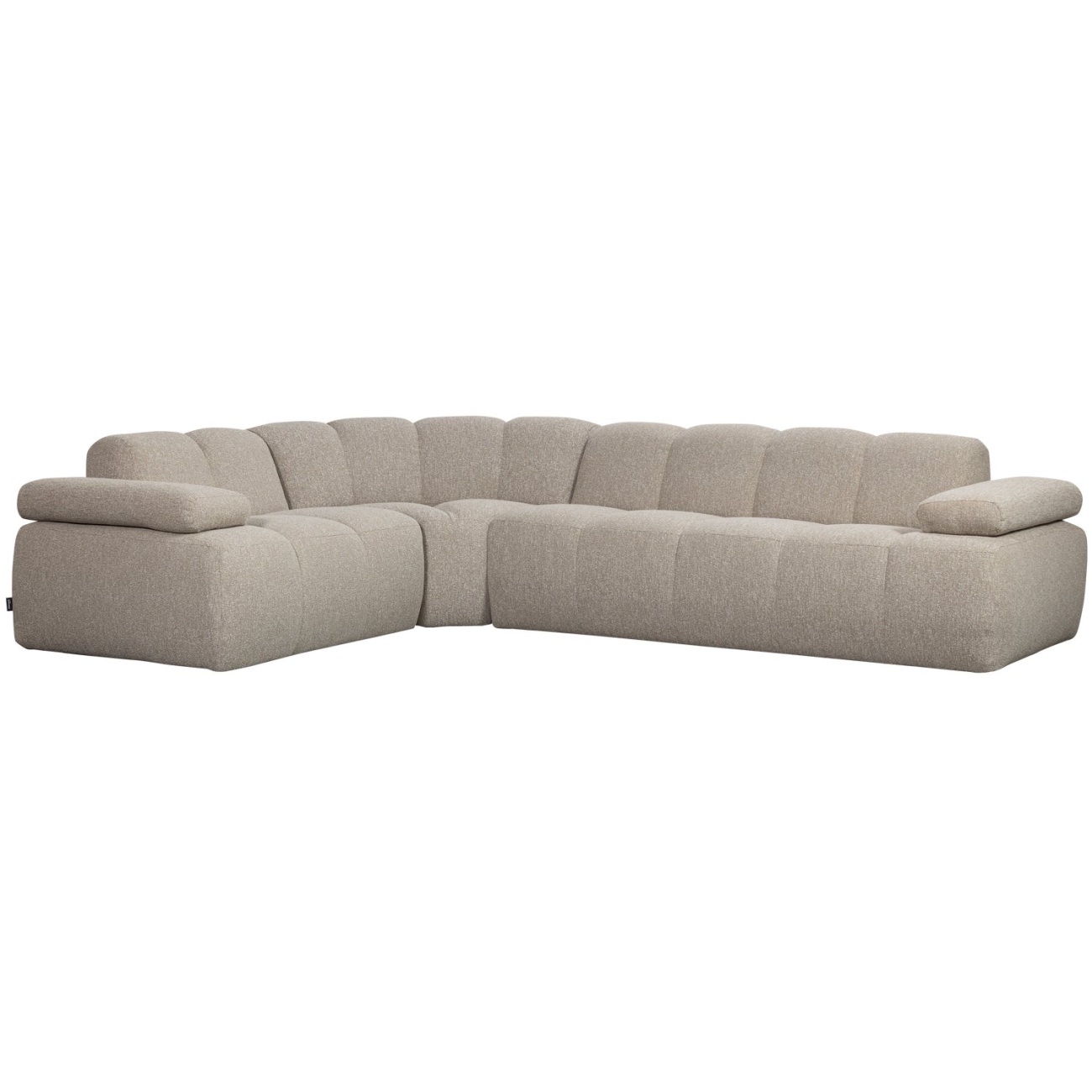 Ecksofa Mojo aus Boucle-Stoff Links, Beige Ecksofa Mojo aus Boucle-Stoff Links, Beige