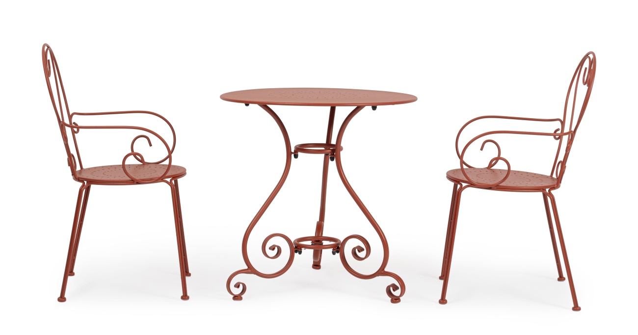 Gartenstuhl Etienne aus Metall, Picant