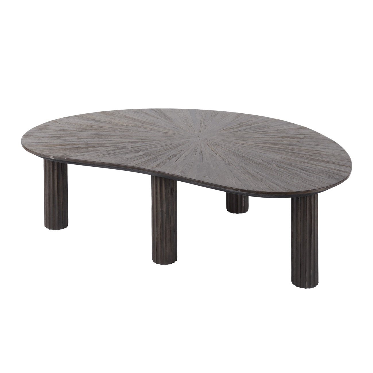 Couchtisch Foray - hochwertiges Teakholz massiv Braun, 110cm