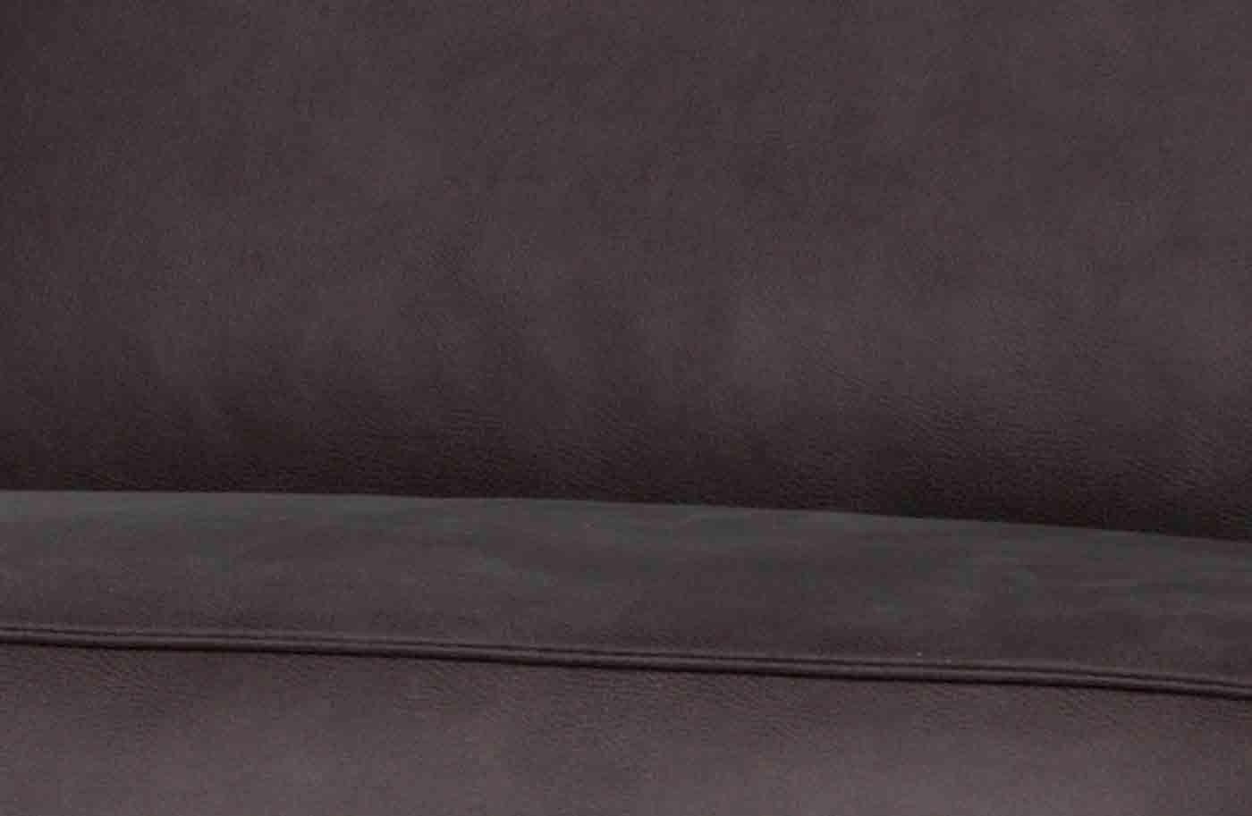 Ecksofa Statement Eco Leder, rechts Grau