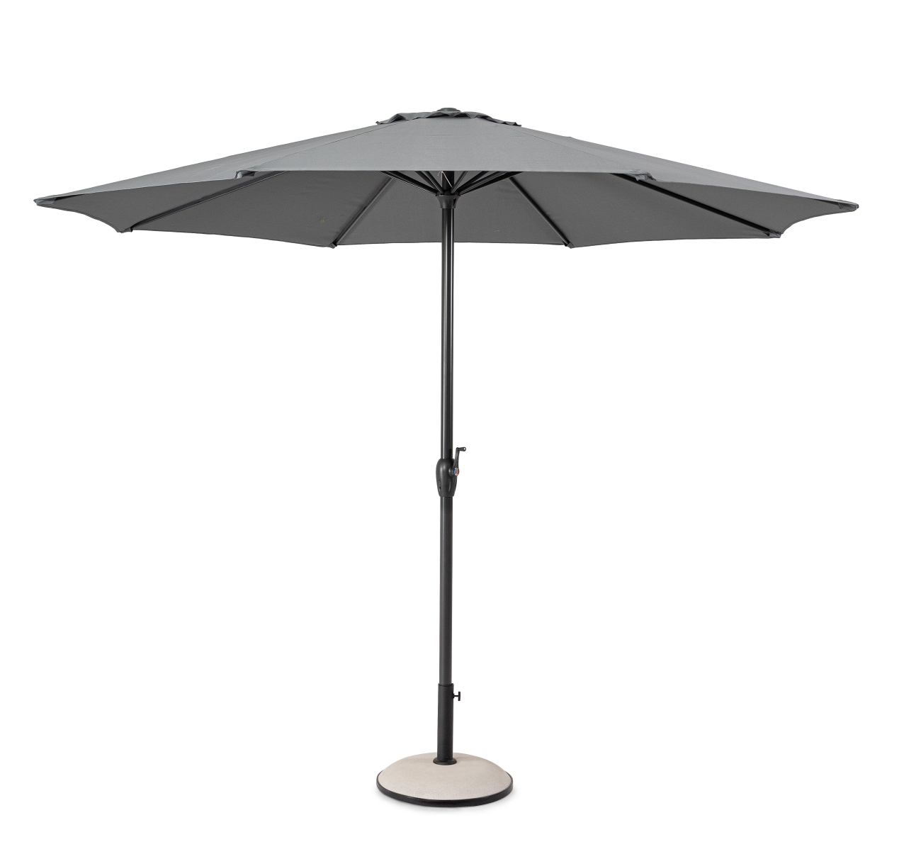 Sonnenschirm Kalife aus Metall Ø 300 cm, Dunkelgrau Sonnenschirm Kalife aus Metall Ø 300 cm, Dunkelgrau