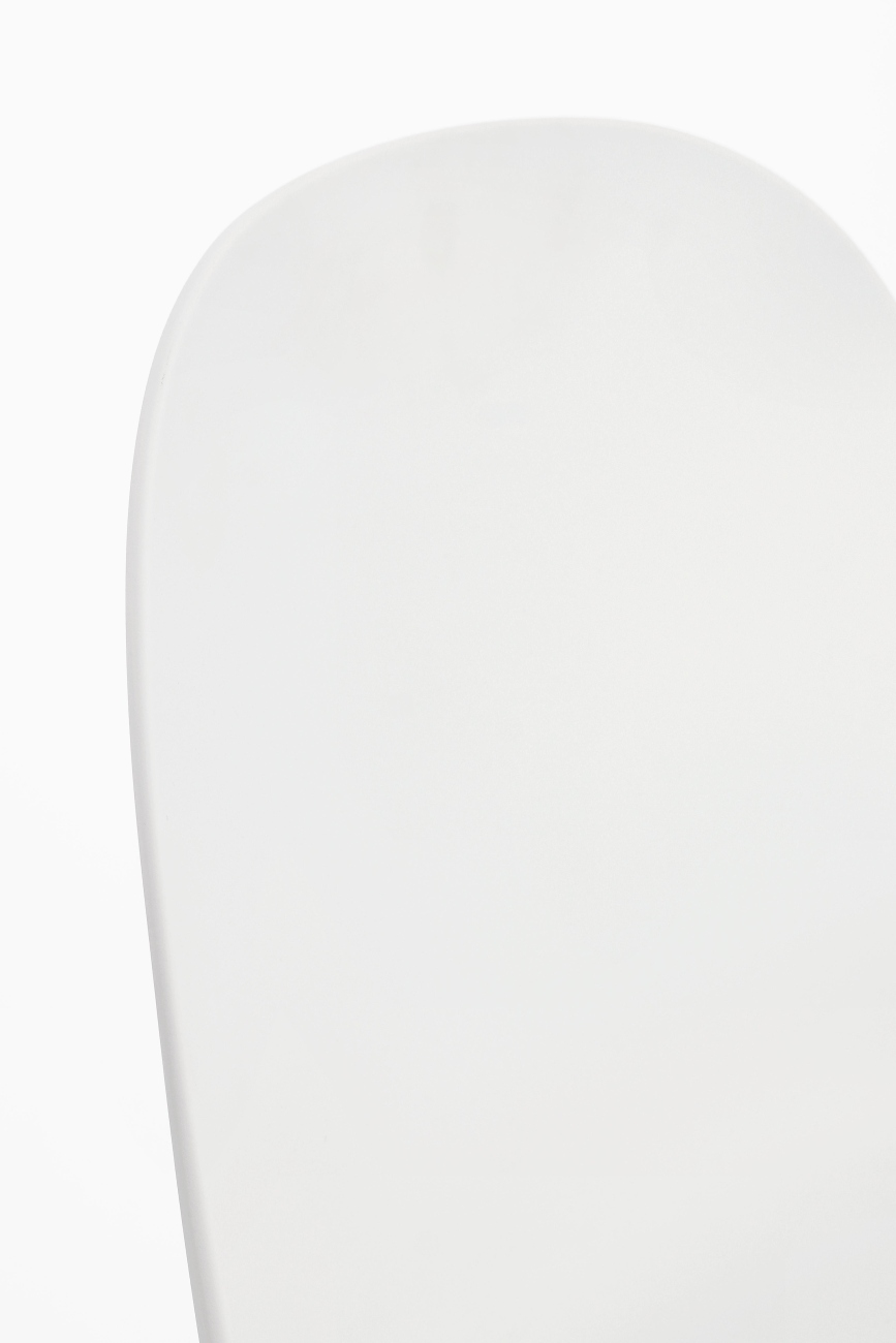 Esszimmerstuhl Ella 4er-Set aus Kunststoff, Weiß