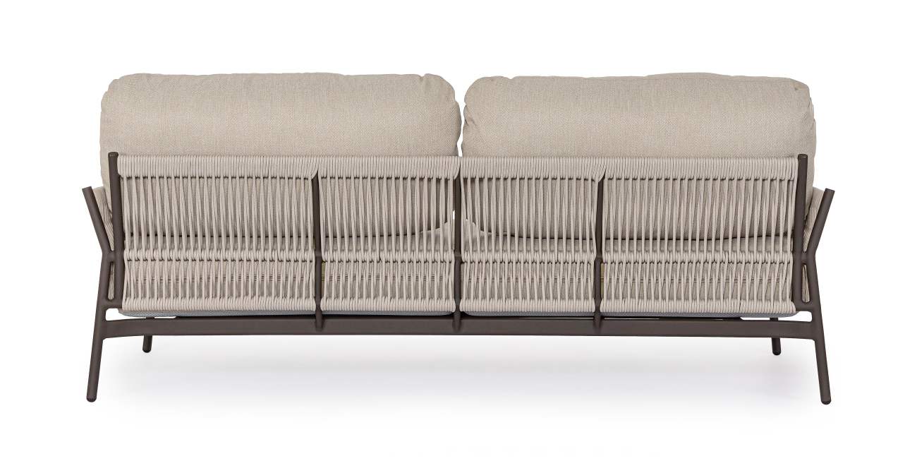 Sofa Pardis aus Aluminium, Raven