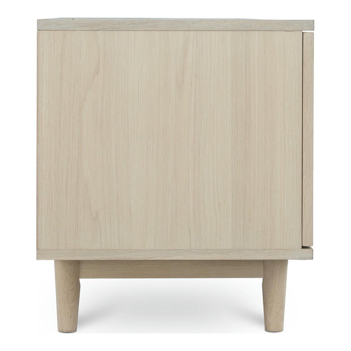 TV-Board Enimeta Eiche Whitewash 160 cm - mit Türen & Soft-Close