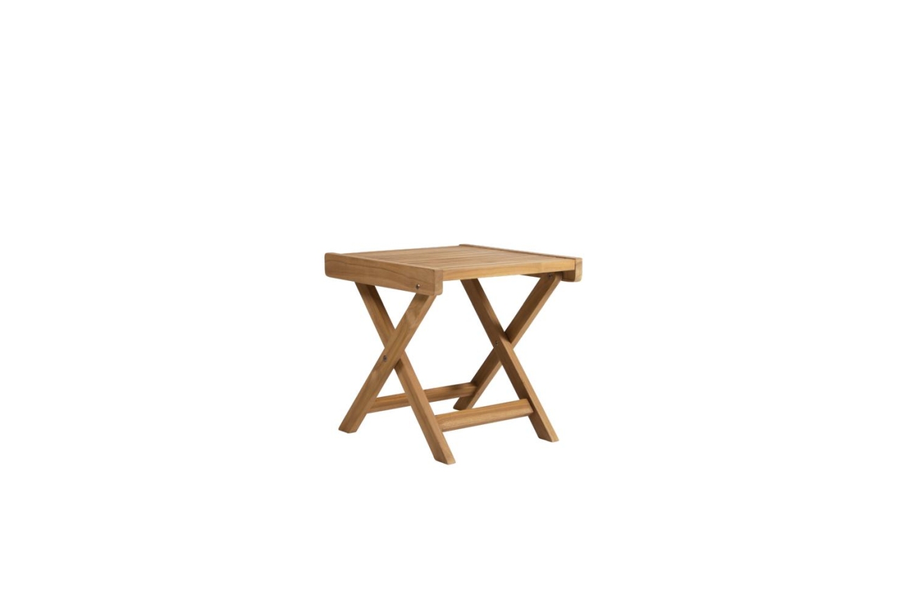 Gartenhocker Volos aus Teakholz, Natur Gartenhocker Volos aus Teakholz, Natur