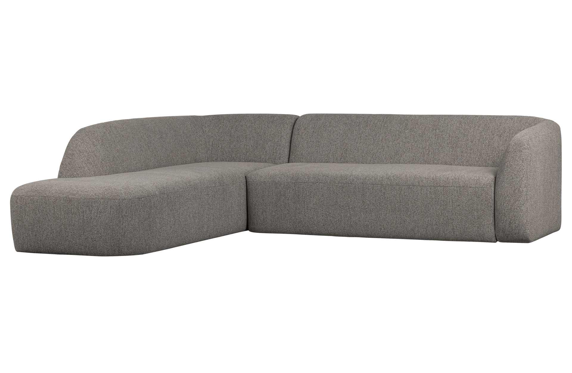 Das Ecksofa Sloping wurde aus bequemen Stoff gefertigt, welcher einen Grauen Farbton besitzt. Das Sofa ist ein echter Hingucker für dein Zuhause, denn es hat ein modernes Design, welches zu jeder Inneneinrichtung passt.