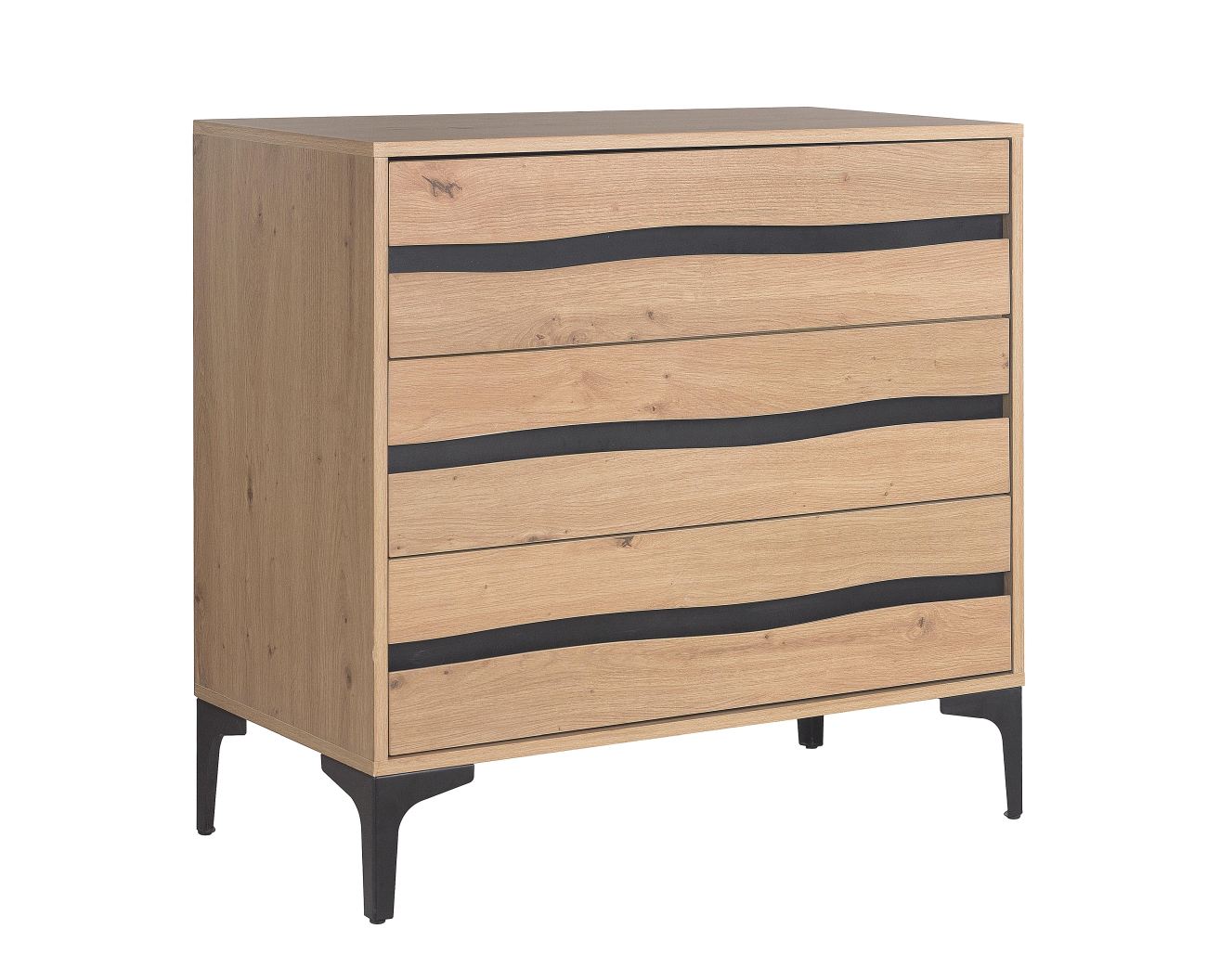 Kommode Melys mit 3 Schubladen, 80 cm
