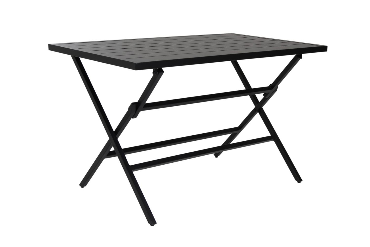 Gartenesstisch Wilkie 120x72 cm, Schwarz Gartenesstisch Wilkie 120x72 cm, Schwarz