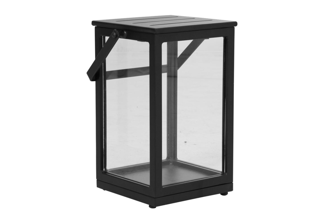 Windlicht Belfort aus Metall Big, Schwarz