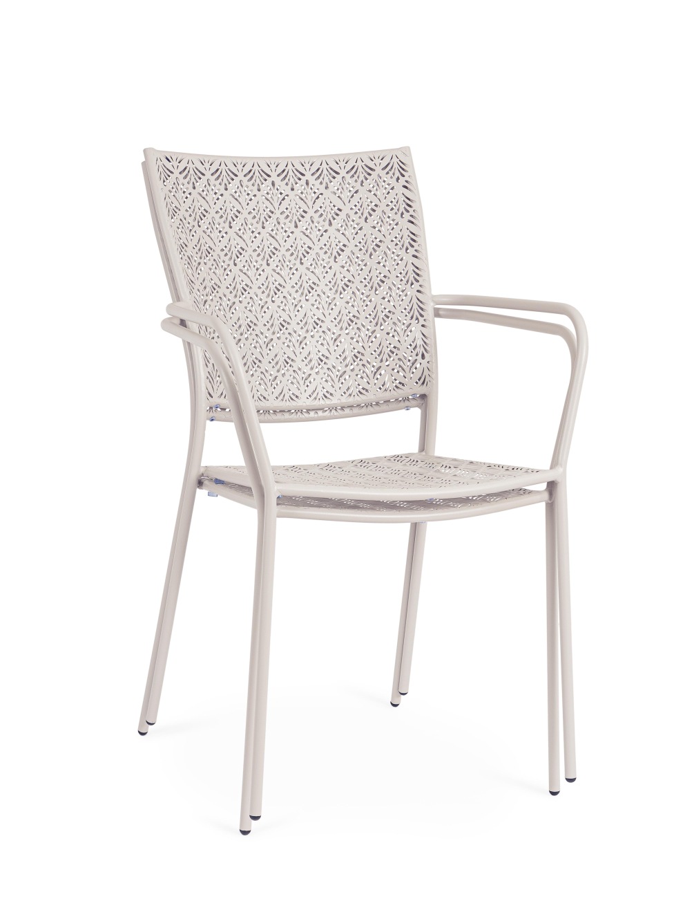 Gartenstuhl Lizette aus Metall, Griz