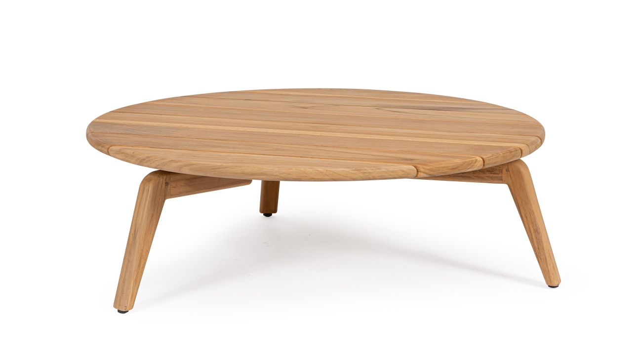 Gartencouchtisch Eularia aus Teakholz Ø 90 cm Gartencouchtisch Eularia aus Teakholz Ø 90 cm