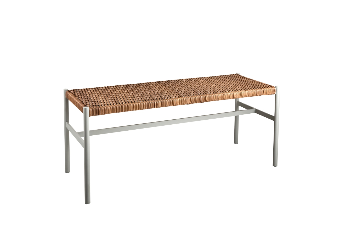 Gartenbank DK 106 cm, Hellgrau Gartenbank DK 106 cm, Hellgrau