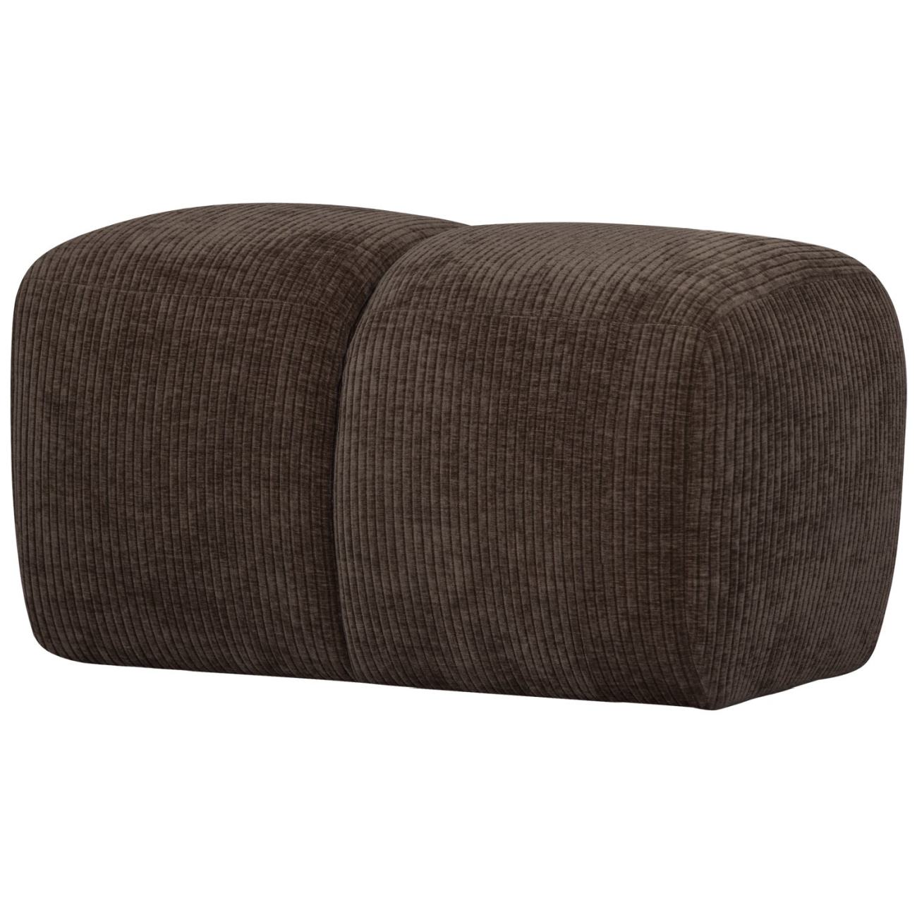 Hocker Mojo aus Flachcord, Braun Hocker Mojo aus Flachcord, Braun