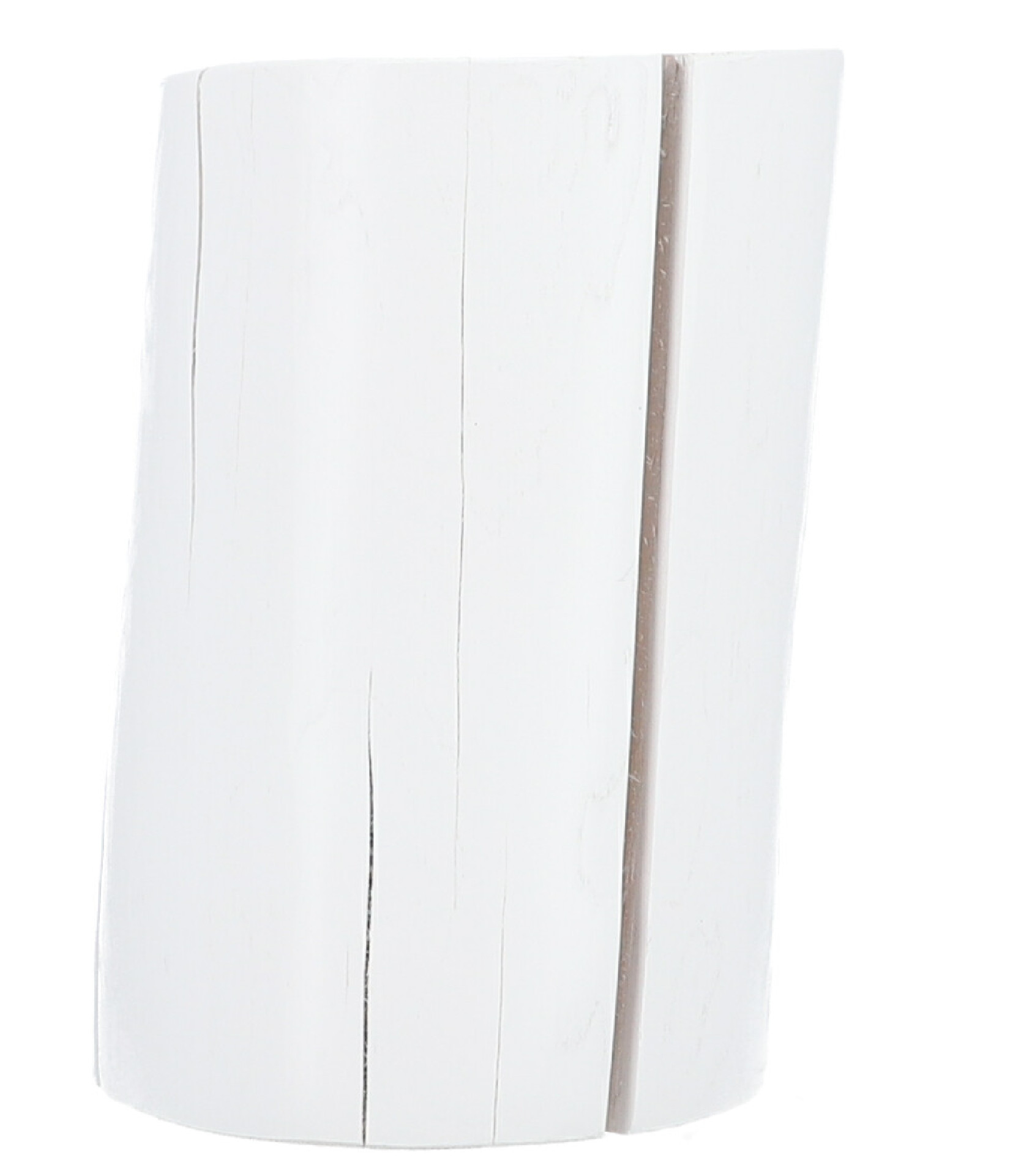 Jan Kurtz Beistelltisch Block rund Kernesche massiv weiss Beistelltisch Block rund, Kernesche massiv, Weiß, H 46cm