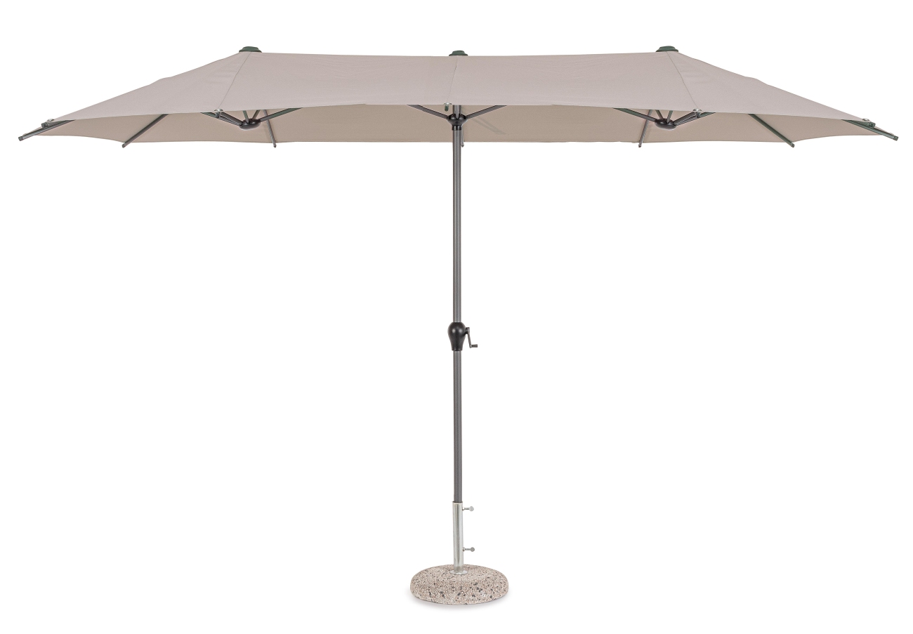 Sonnenschirm Brasil aus Metall, Taupe Sonnenschirm Brasil aus Metall, Taupe