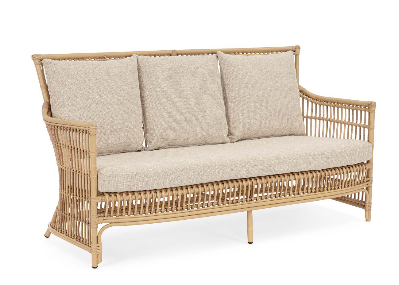 Gartensofa Adelma Ratten-Optik, Natur Gartensofa Adelma Ratten-Optik, Natur