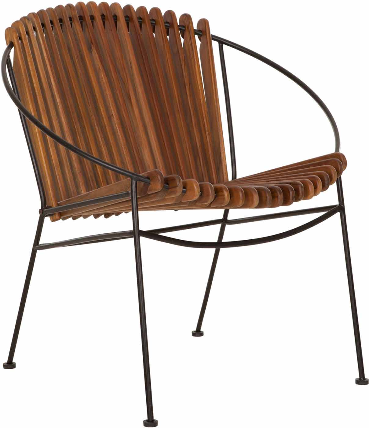 Wunderschöner Stuhl aus Teakholz in ausgefallenem Design