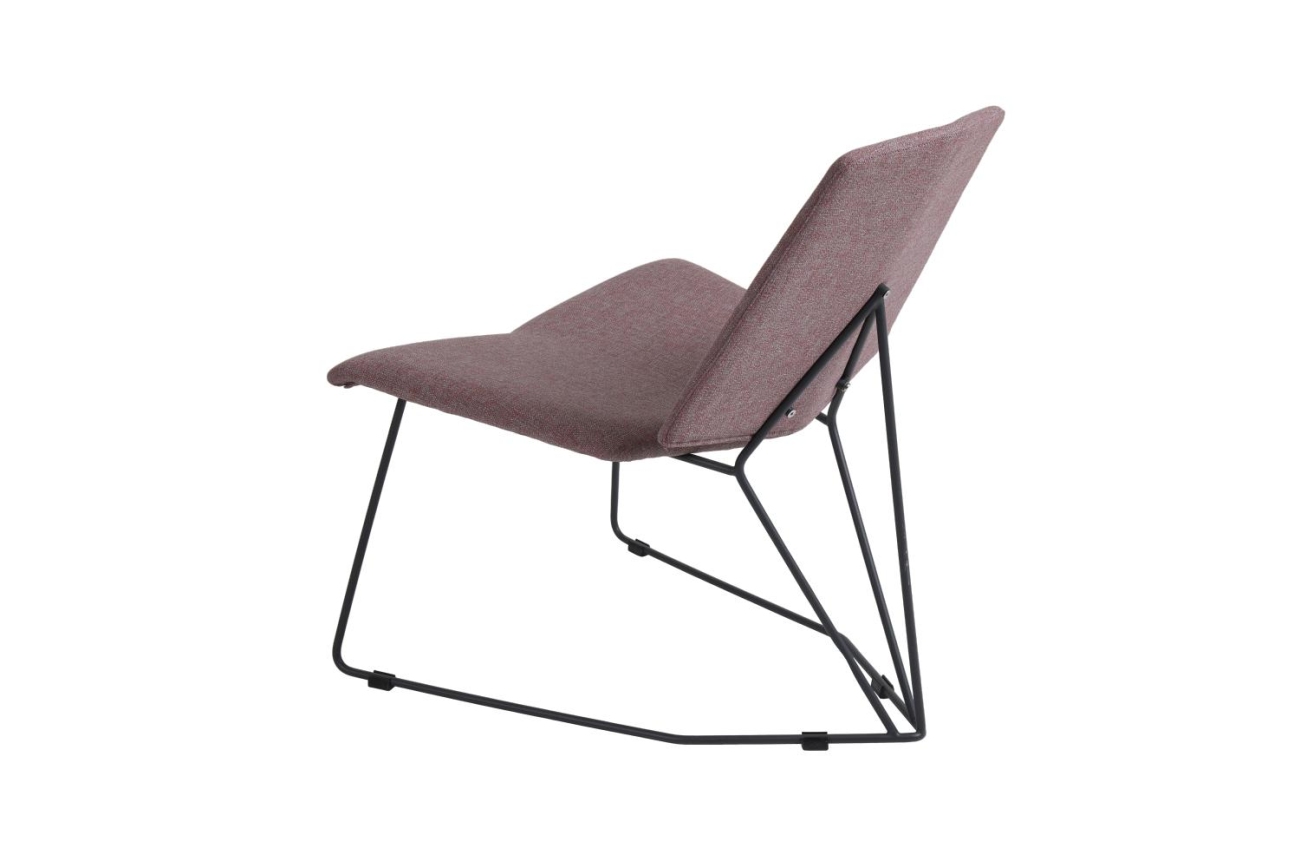 Der Gartenstuhl Pollux überzeugt mit seinem modernen Design. Gefertigt wurde er aus Stoff, welcher einen pinken Farbton besitzt. Das Gestell ist aus Metall und hat eine schwarze Farbe. Die Sitzhöhe des Stuhls beträgt 42 cm.