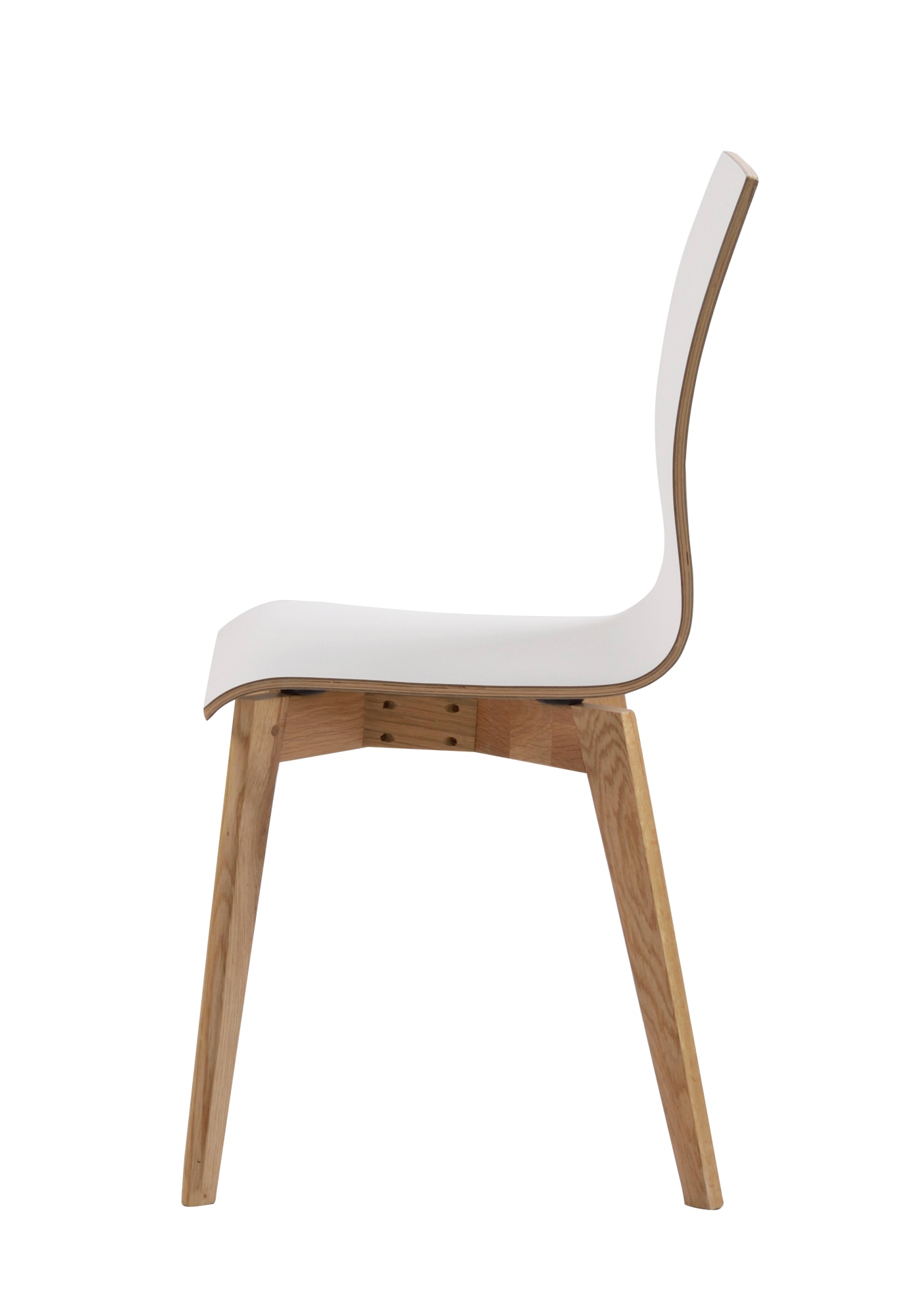Jetzt entdecken: Stuhl Gracy 2er Set, Weiß / Eiche mit hochwertiger Verarbeitung.