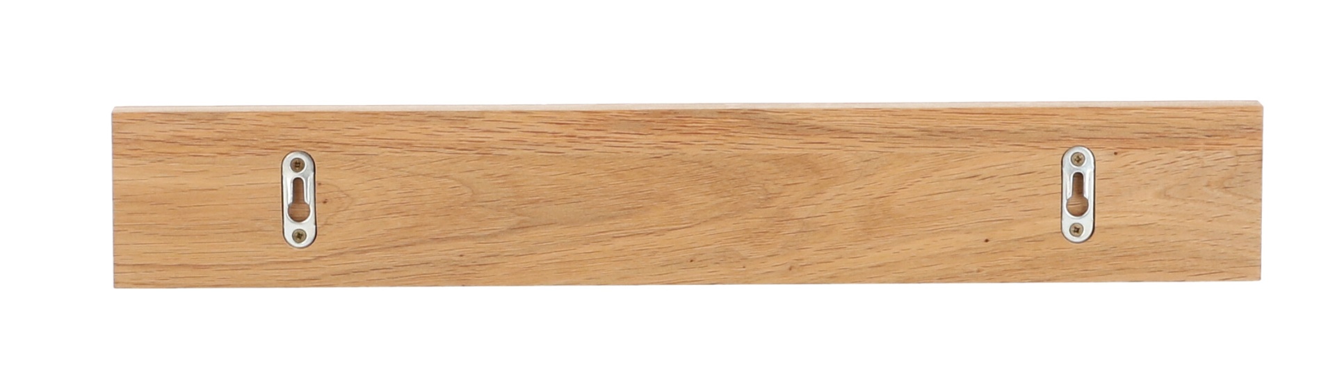Das schlichte Wandregal Ell von der Marke Jan Kurtz hat ein skandinavisches Design. Gefertigt wurde es aus Eichenholz. Die Breite des Regals ist 50 cm.