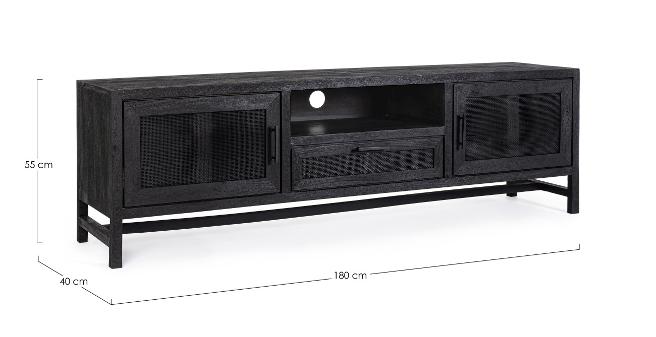 TV-Board Weston aus Mangoholz, 180 cm