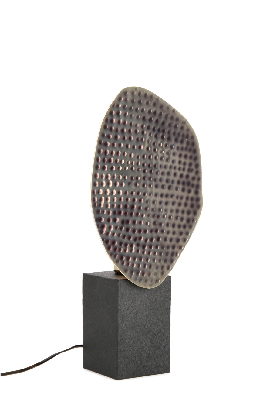 Tischleuchte Neev aus Metall Klein, Anthrazit Tischleuchte Neev aus Metall Klein, Anthrazit