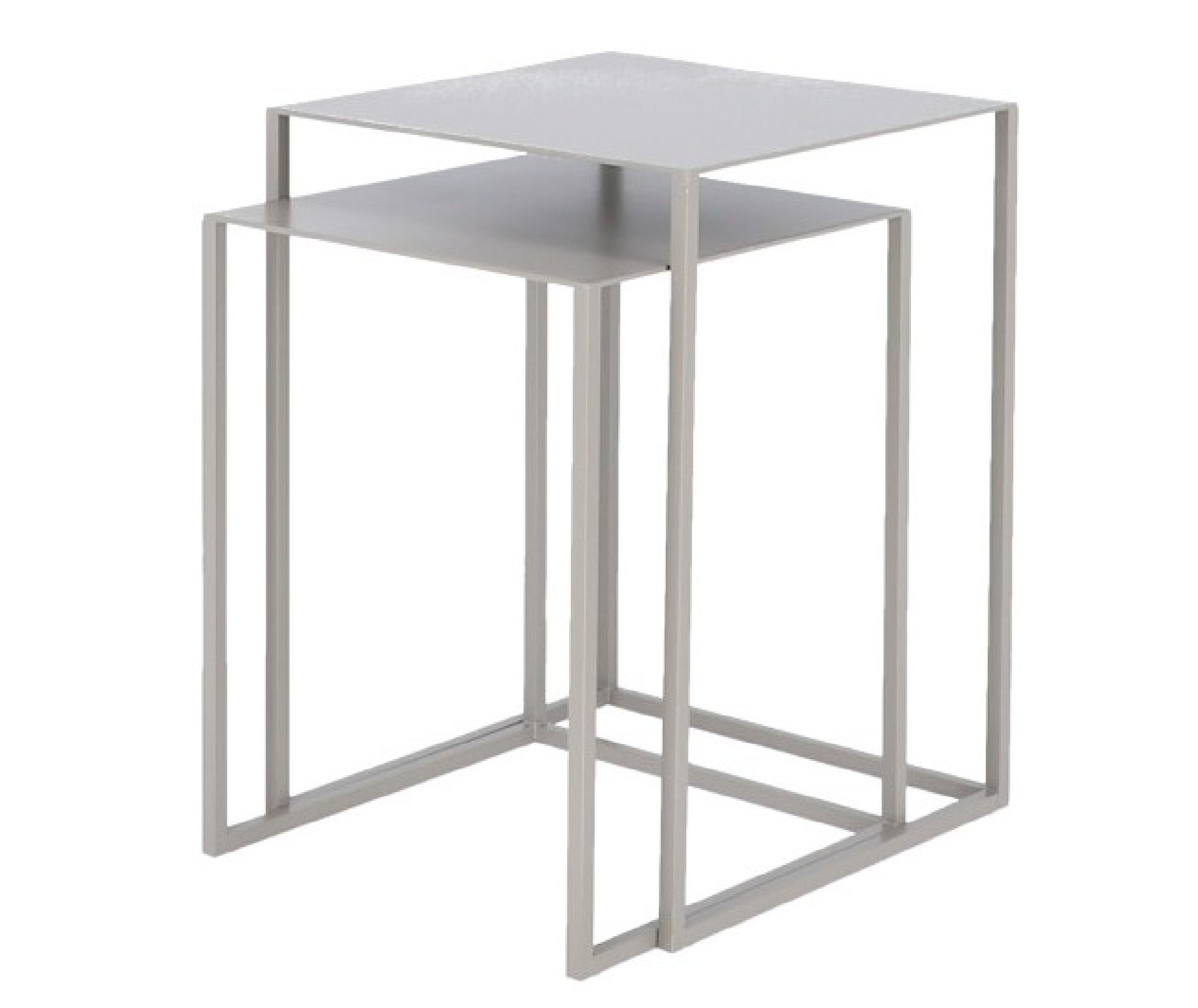 Beistelltisch Pur 2er Set Taupe JanKurtz Beistelltisch Set PUR, Taupe