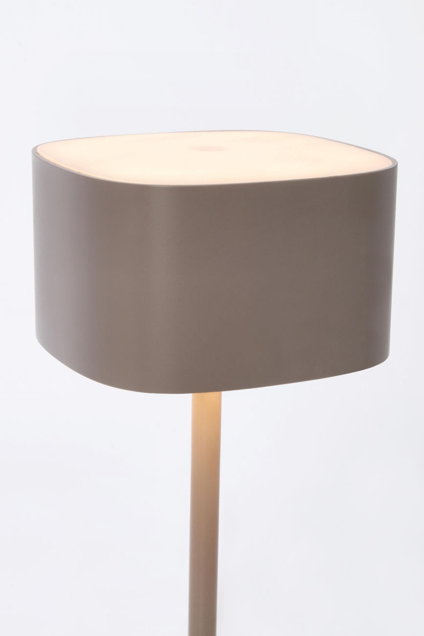 Gartentischleuchte Naimi mit LED, Grau