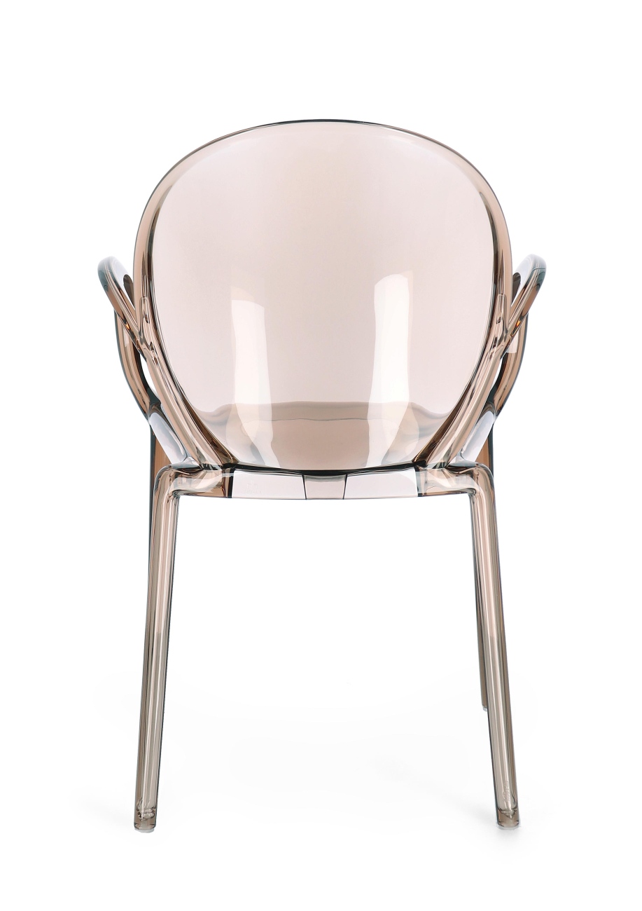 Gartenstuhl Camilla 4er-Set mit Armlehne, Coffee