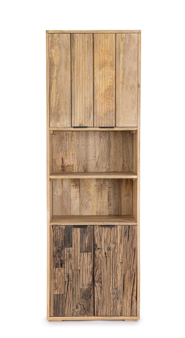 Schrank Nashik aus Mangoholz, Schmal