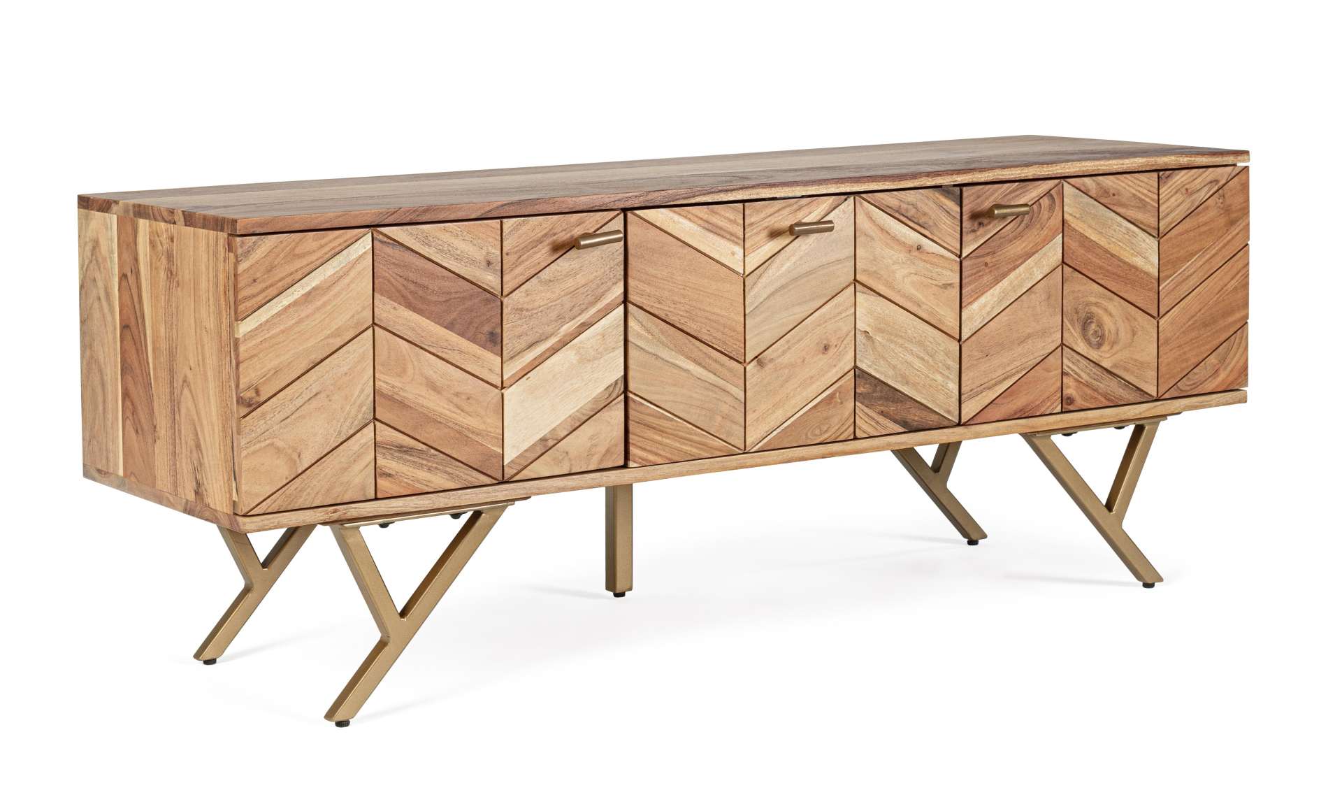 TV-Board Raida aus Akazienholz, 130 cm TV-Board Raida aus Akazienholz, 130 cm