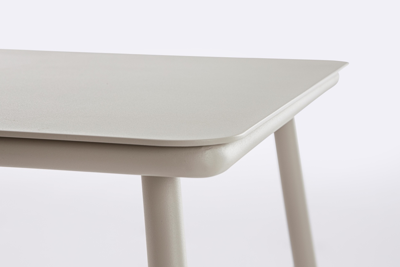 Couchtisch Spike aus Aluminium, Agate