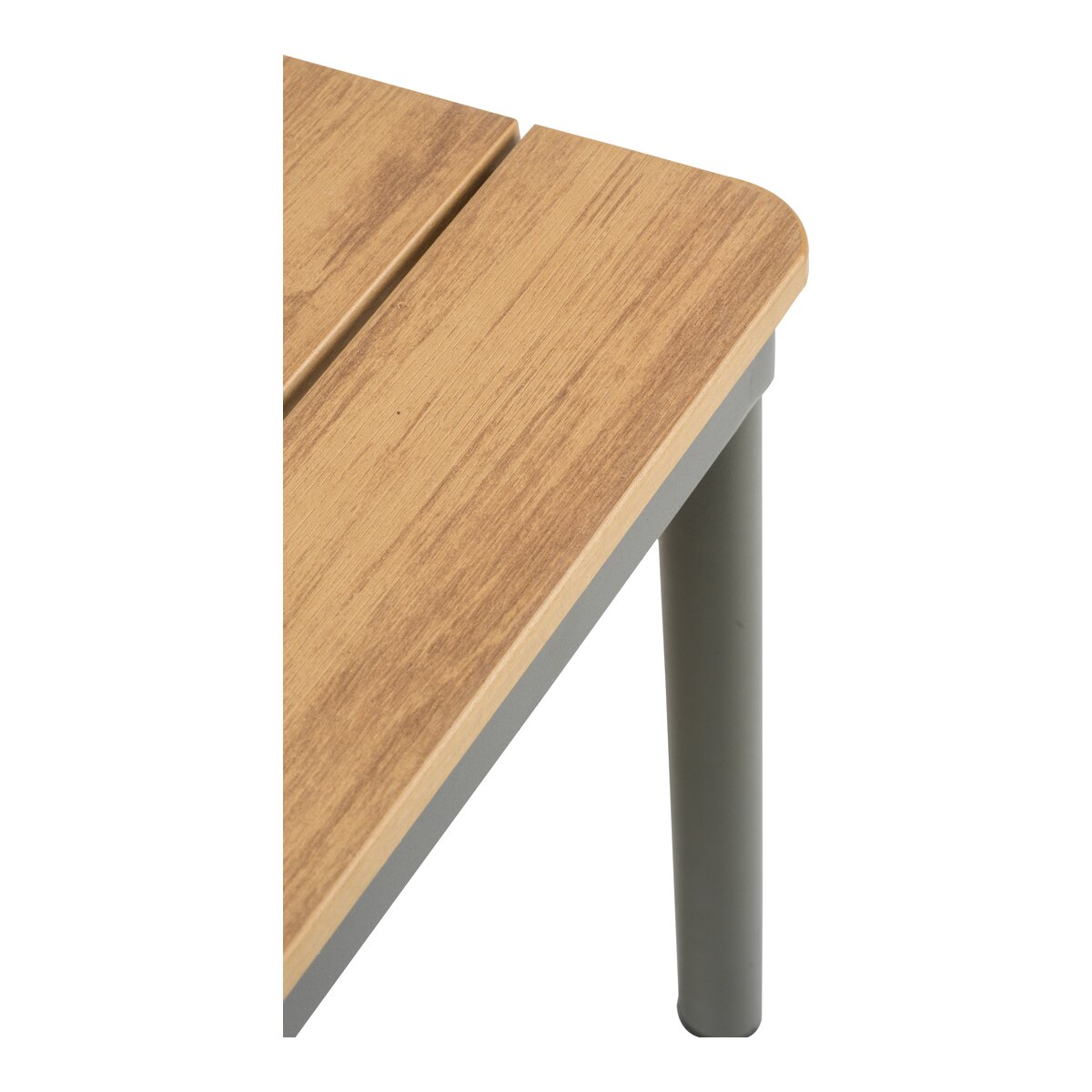 Gartencouchtisch Reno - Aluminium & Polywood, 110x70 cm, Nordic Green